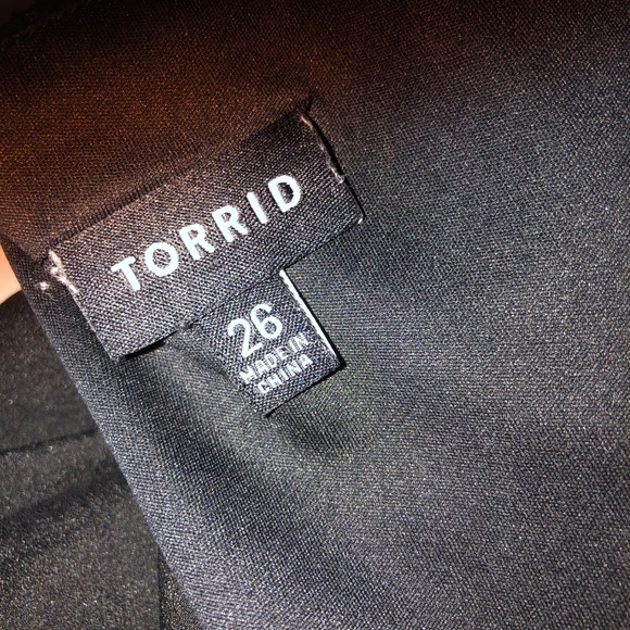 Black and Blue Torrid Dress - Picture 3 of 3